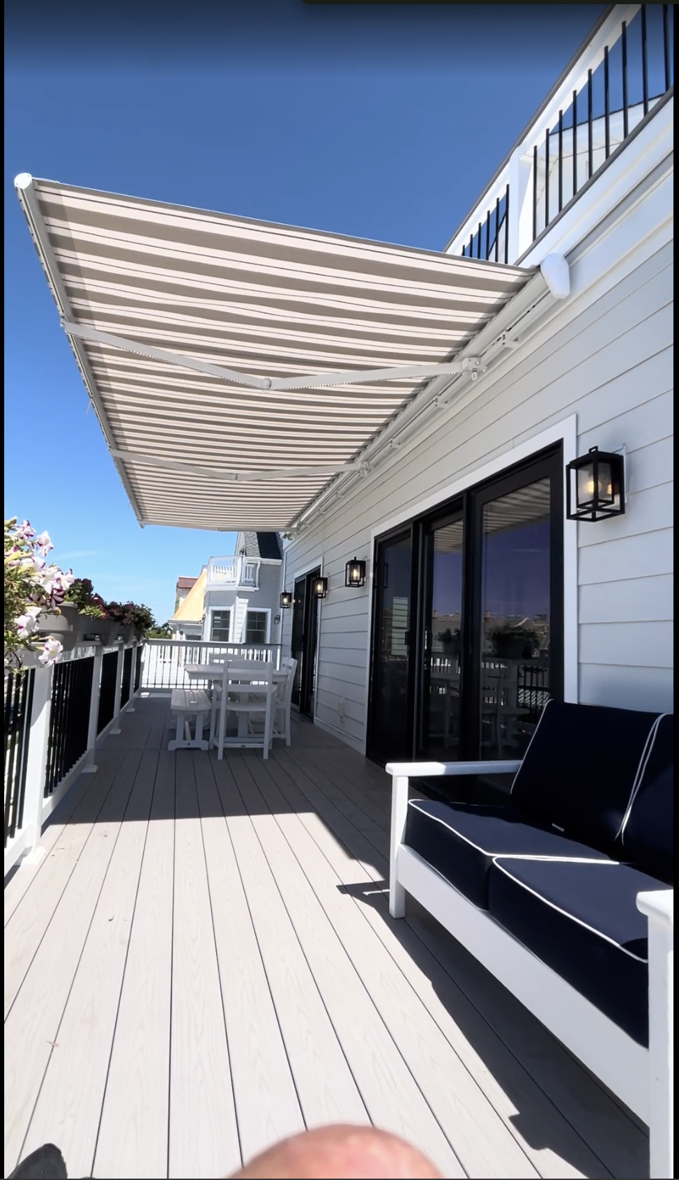 Retractable Awnings installation by SJB Outdoor
